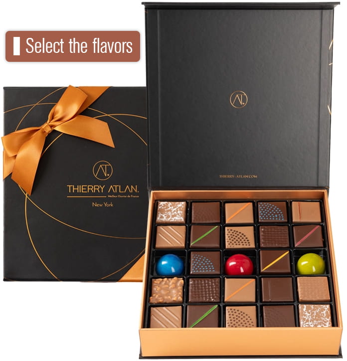 Build Your Own Box, 25pc chocolate - ThierryAtlan - New-York