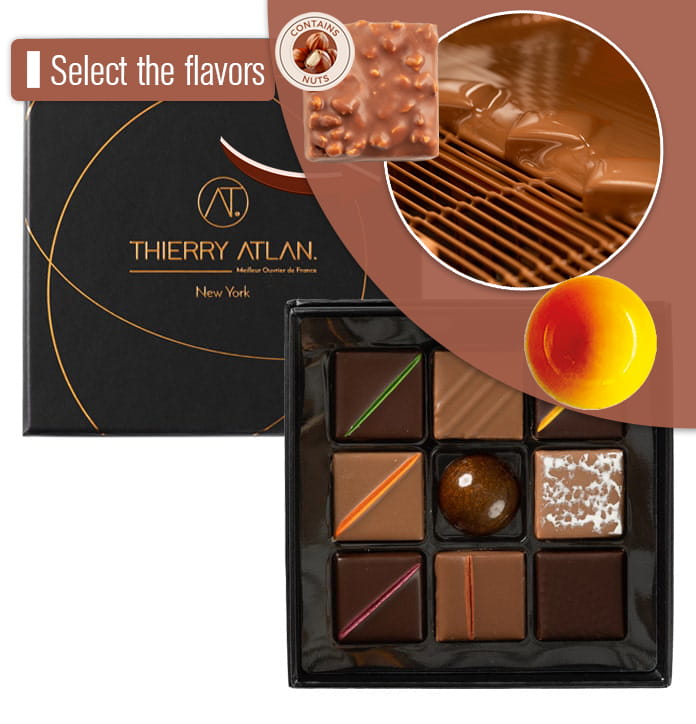 Build Your Own 9-Piece Chocolate Box | Gourmet Chocolates