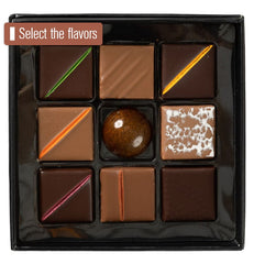 Build Your Own Box, 9pc chocolate - ThierryAtlan - New-York