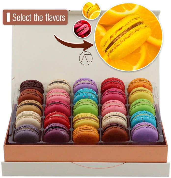 Macarons - Build Your Own Box, 25pc - Thierry Atlan - New-York - Soho - usa