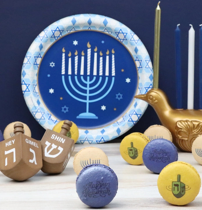 Thierry Atlan New York  City - Hanukkah Macarons Box, 7pc