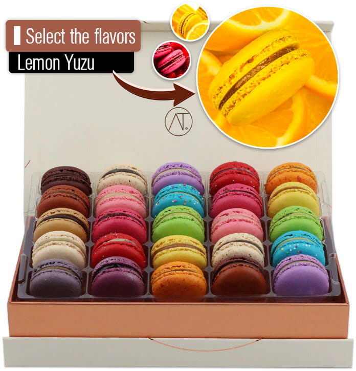Macarons - Build Your Own Box, 25pc - Thierry Atlan - New-York - Soho - usa