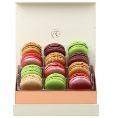 Noel Macaron Box, 12pc - thierry atlan New York