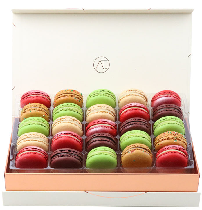 Noel Macaron Box, 25pc - thierry arlan New York - holidays